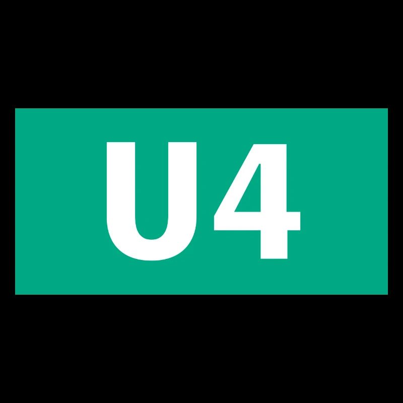 UBahn Line Munich U4 Public Transport Gift