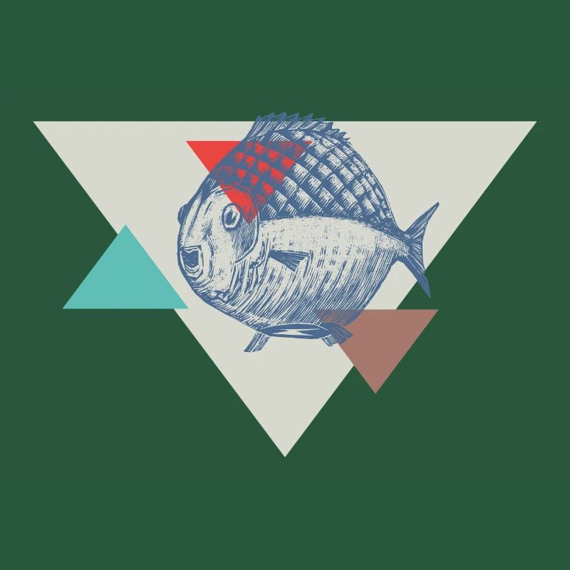 Conception de triangle de poisson