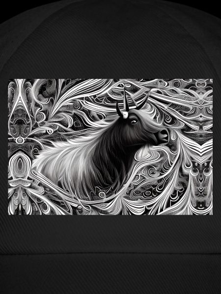 Abstract Camargue bull