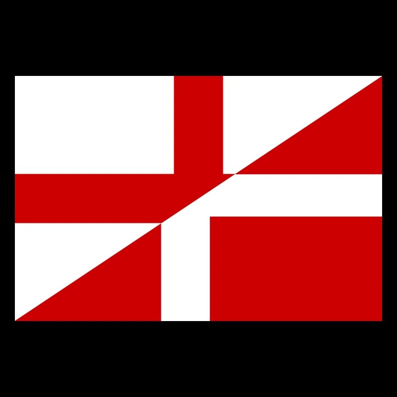 England Dänemark Flagge