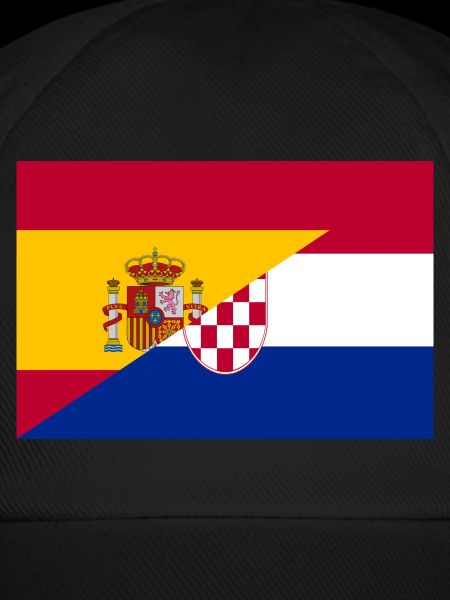 Spain Croatia Flag