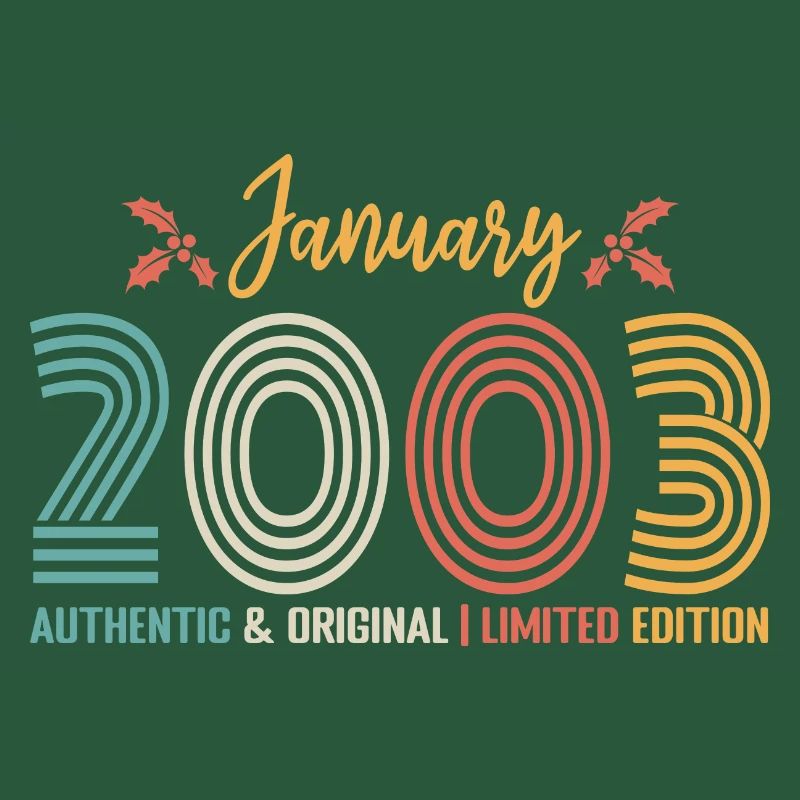 Janvier 2003 anniversaire Janvier 2003 rétro
