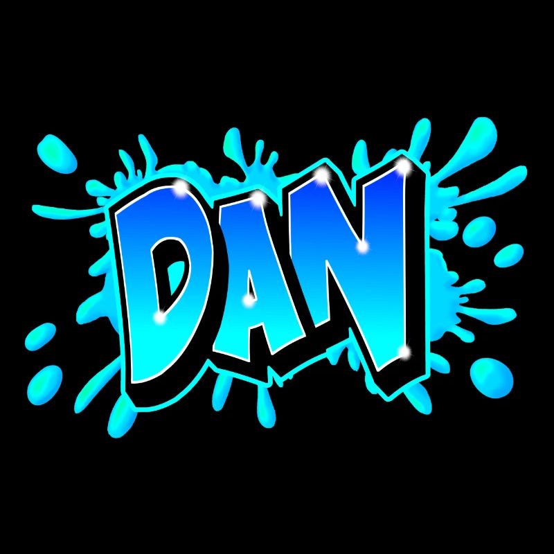 Graffiti "DAN" printed on any medium!