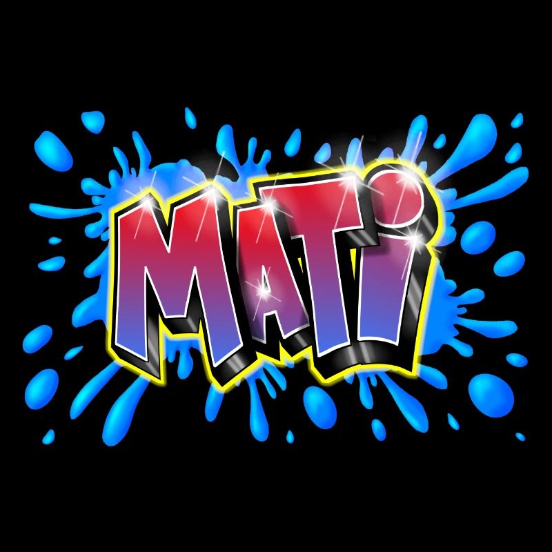 Mati graffiti printable on everything