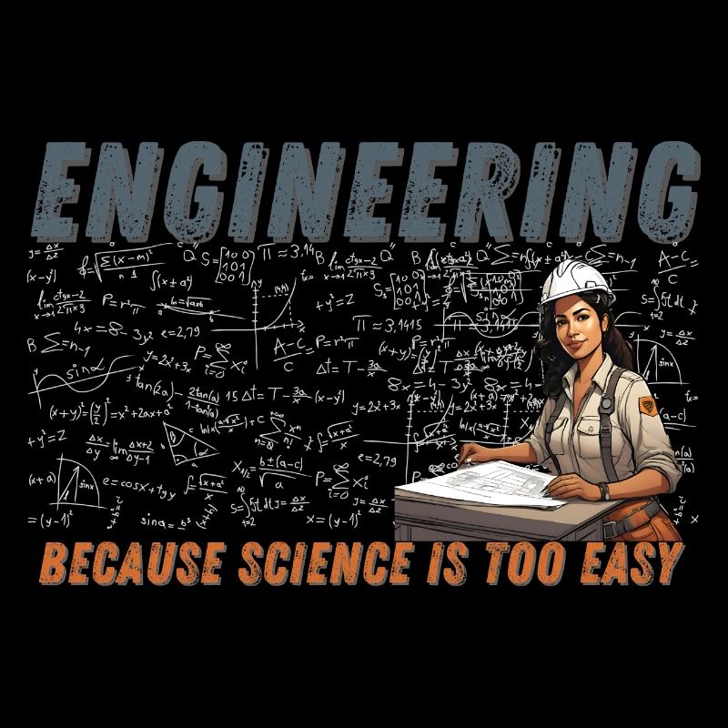 Engineering Because Scince is too easy Woman