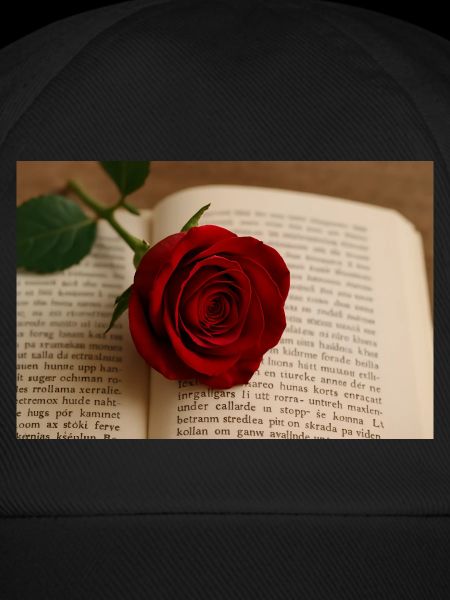 Book and rose