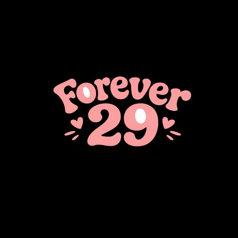 Forever 29: Playful Pink Graphics