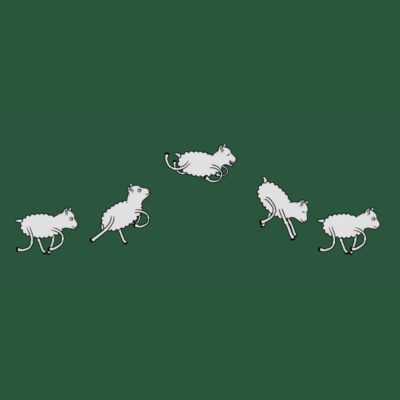 bouncing sheep