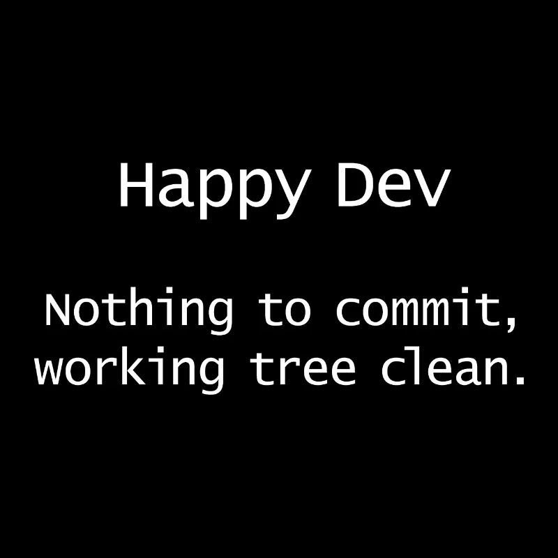 Nothing to commit