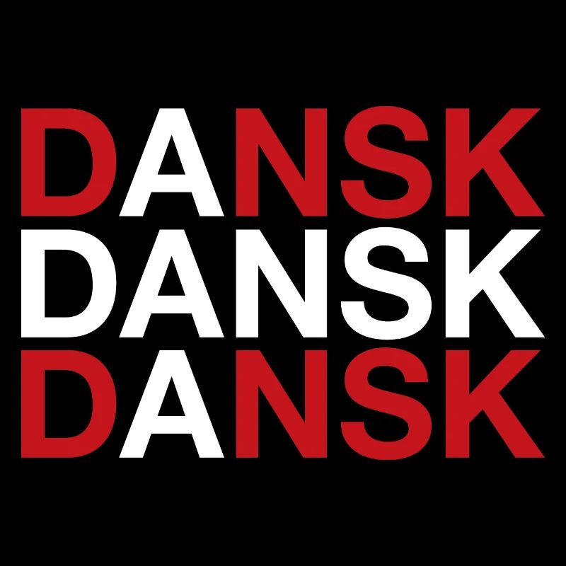 DANSK Drapeau danois Dänemark Danemark