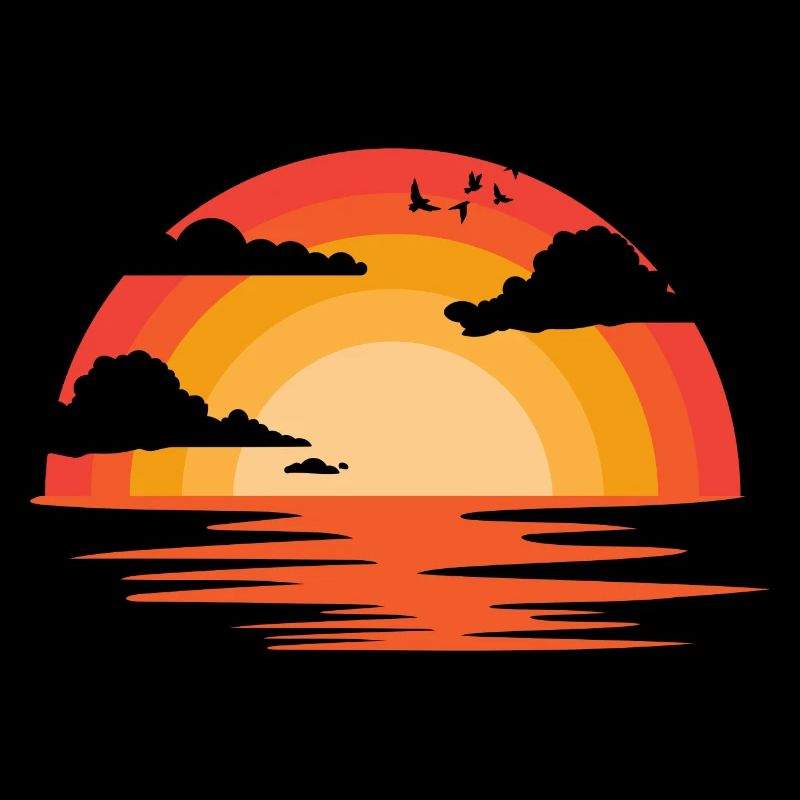coucher du soleil
