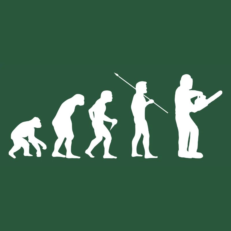 Evolution Forester Bois Faire Travailleur Forestier