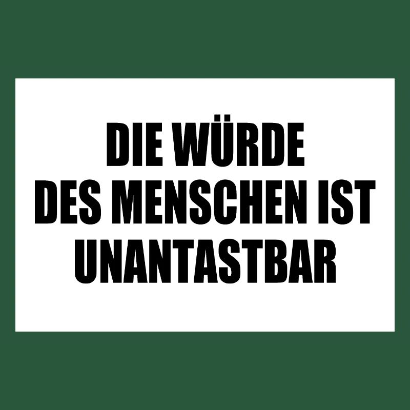 Human dignity is inviolable