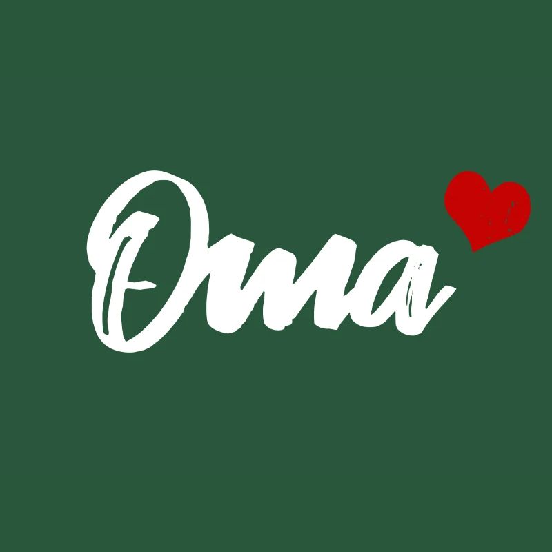 Oma Großmutter Herz