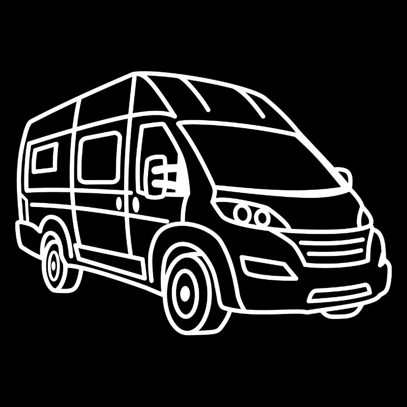 Kastenwagen / Camper Van - Front - Weiß