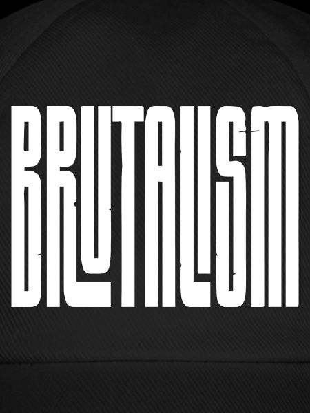 Brutalism Concrete Typography