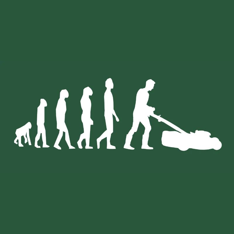 Gärtnern Gärtner Gärtnerin Rasenmäher Evolution