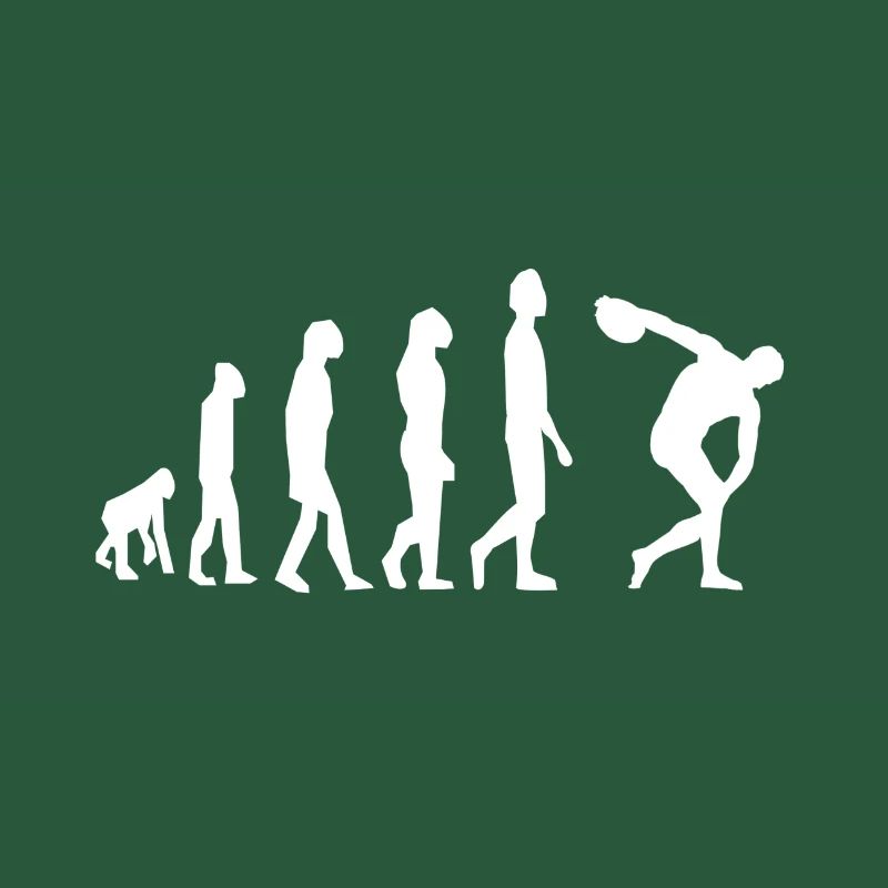 Diskuswerfen Diskuswerfer Evolution Diskus