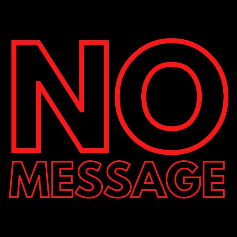 No Message red