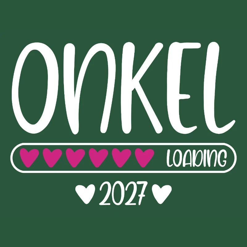 Onkel 2027 loading mit Herzchen Ladebalken