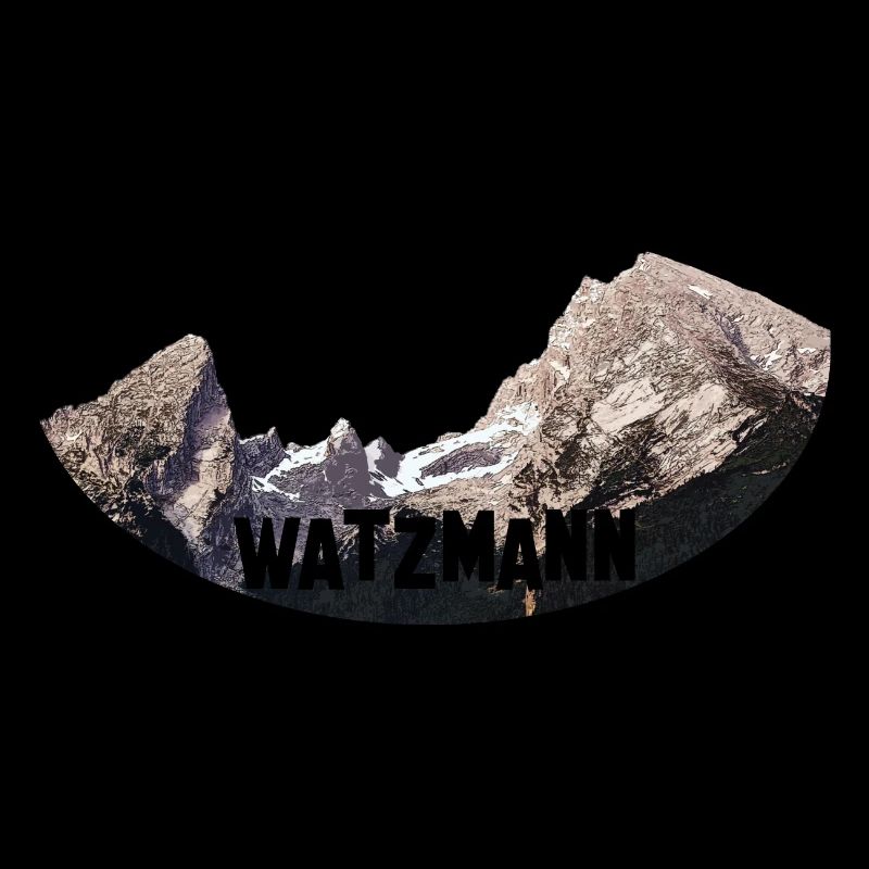 Watzmann with writing