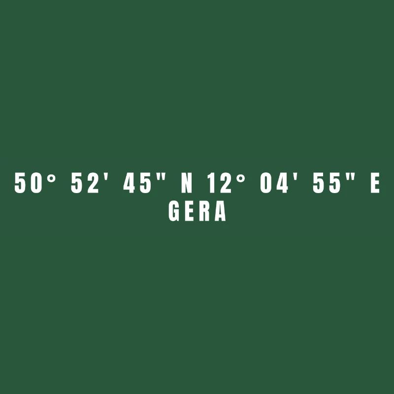 Gera, Thuringia Coordinates