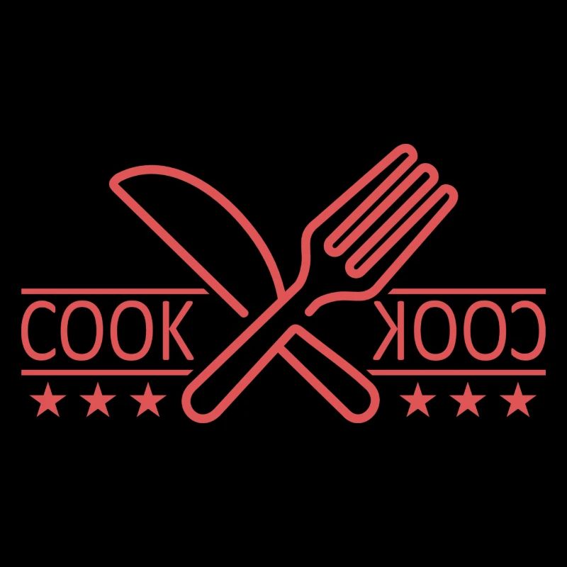 Chef spoon fork hobby chef gift