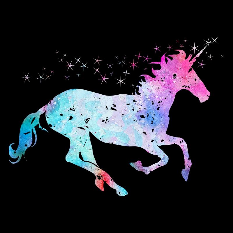 Einhorn mit Glitzer