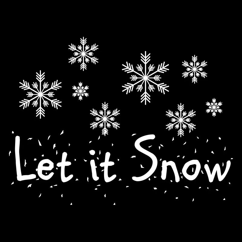 Snowflakes let it snow