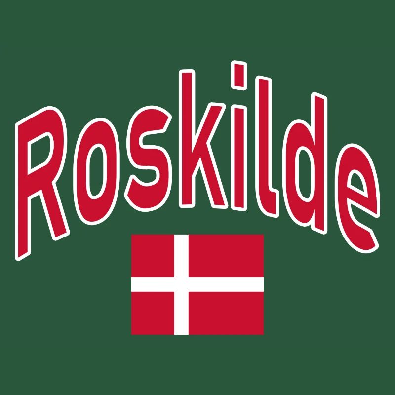 Drapeau de Roskilde Danemark