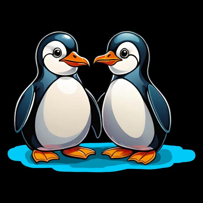 Two penguins