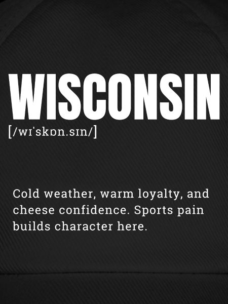 Wisconsin block font style