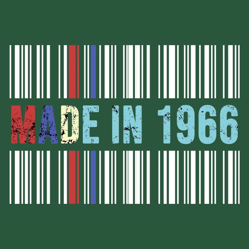 1966 anniversaire 56 ans 56e anniversaire rétro code-barres