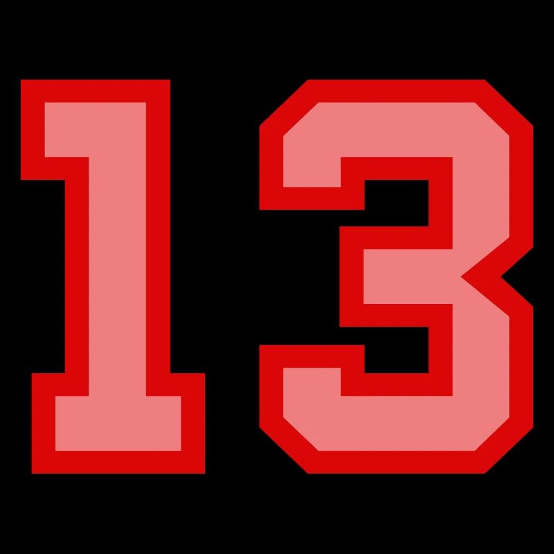 Cool Retro Retrostyle Jersey Number Back Number