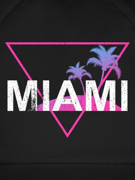 Miami Neon Palm Trees Retro