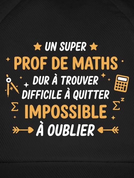 Prof de maths inoubliable