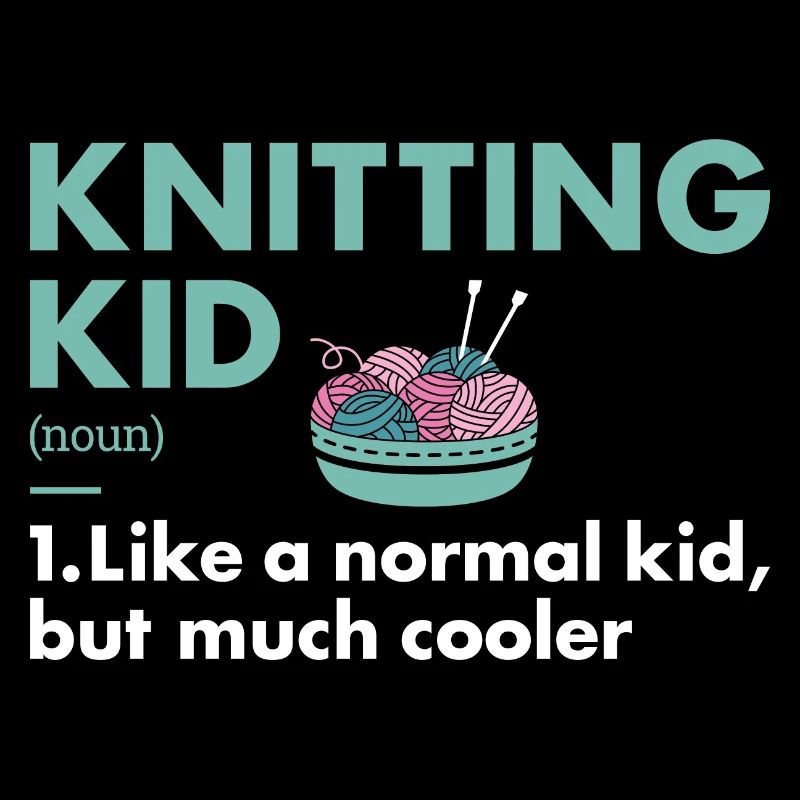 Knitter Kid Definition Knitting