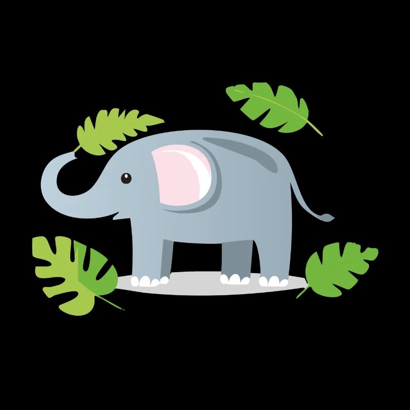 Bébé éléphant agitant