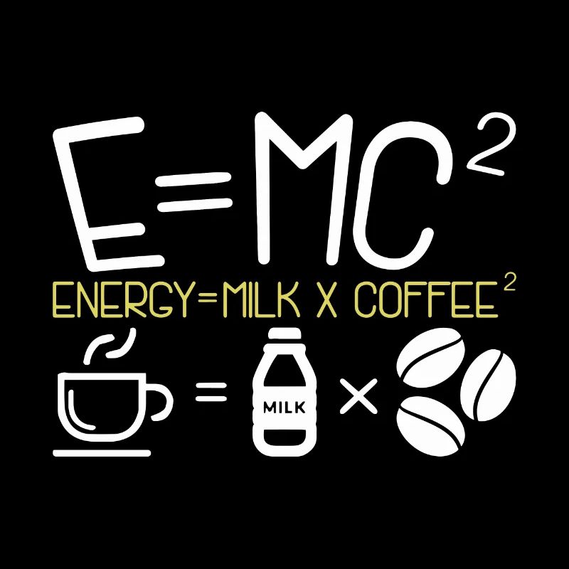 Coffee & Physics: Energy = Milk + Coffee Square