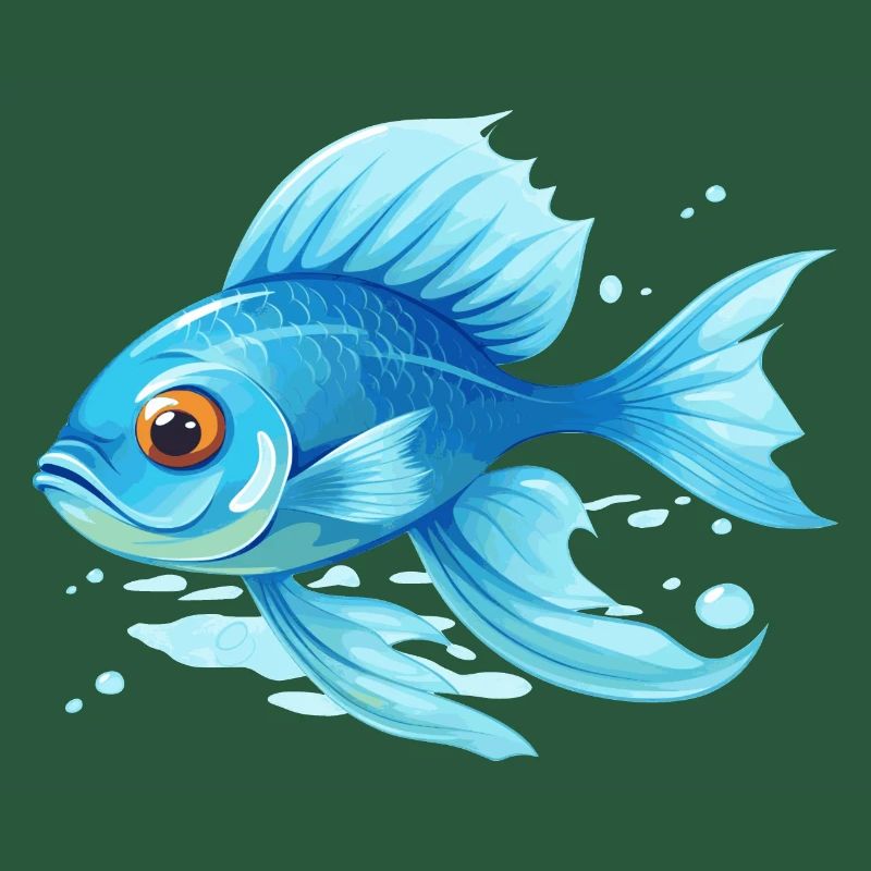 blue fish