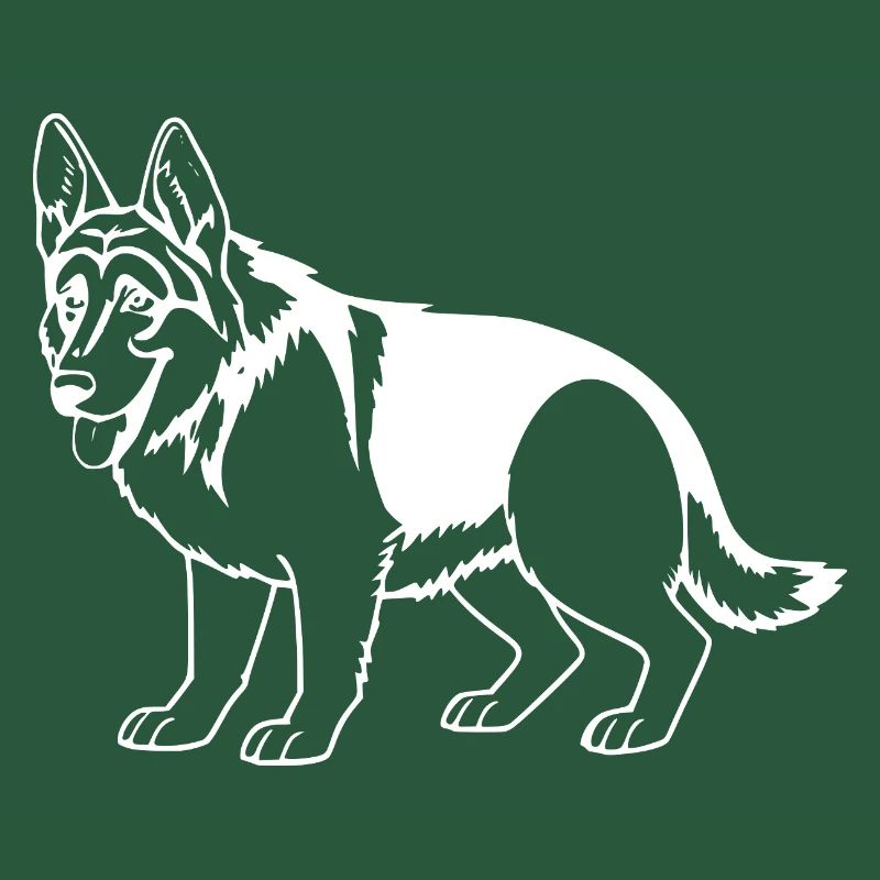Schäferhund weiß