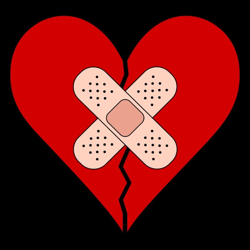 Heart with bandage