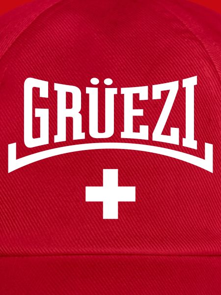 Grüezi (Schweiz / Schweizerfahne / Konkav)