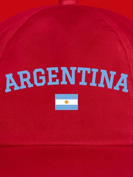 Argentinien Flagge Design Blau
