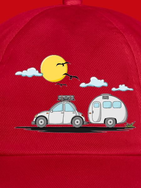 Wohnwagen Auto mit Anhänger