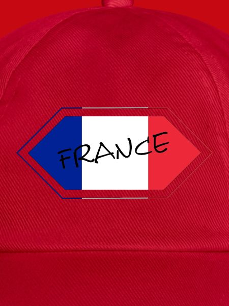 Französische Flagge Handschrift