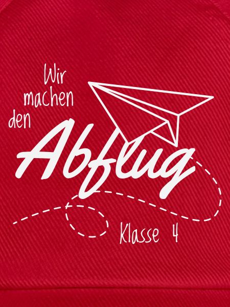 Abschlussshirt Grundschule Abflug