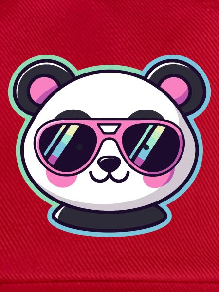 Panda Pop Retro-Pinkbrille