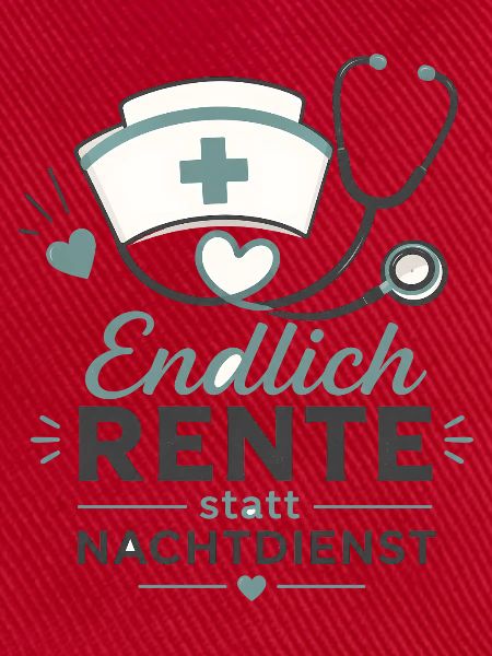 Endlich in Rente – Krankenschwester & Stethoskop