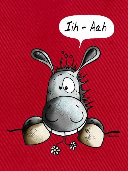 Abenteuerlustiger Esel